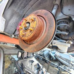 2009-2013 Infiniti G37 RWD Coupe Brake Rotor Rear Driver Left Side 