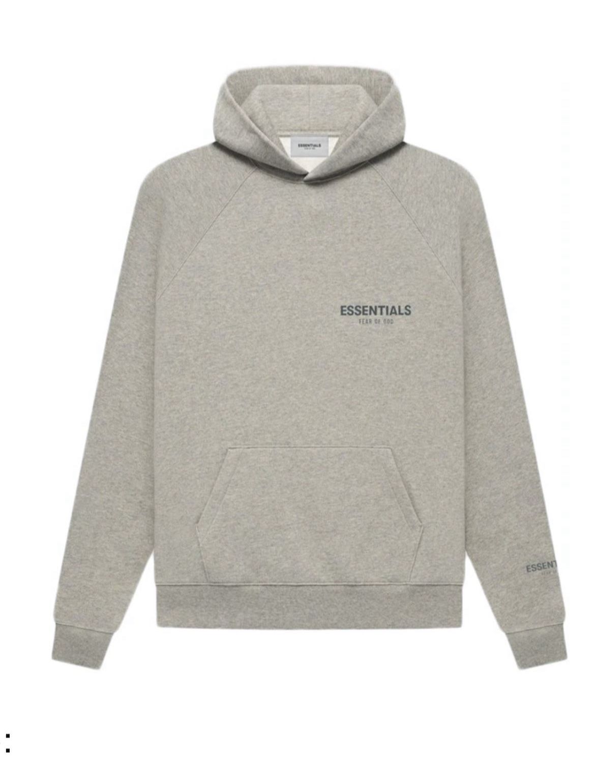 Essentials Fear Of God Sweatshirt Hoodie - Grey