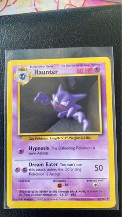Haunter Base set WOTC 1999