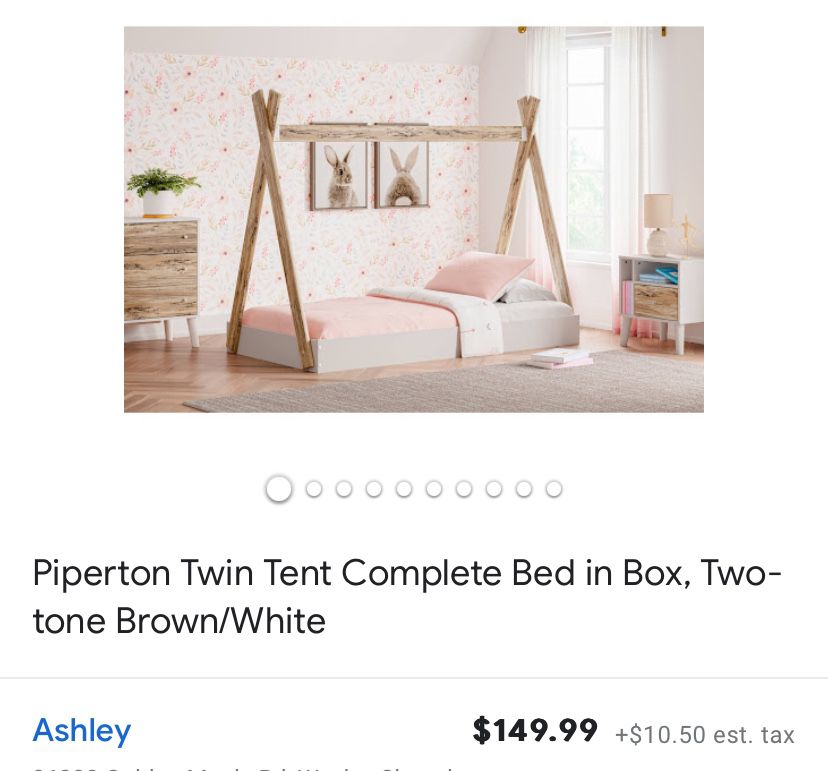Twin Tent Bed In Box