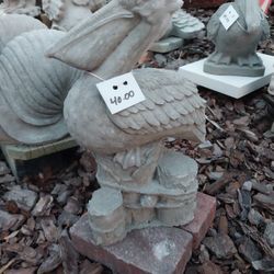 16 Inch Tall Garden Concrete Statue 