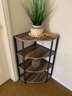 4-Tier Corner Shelf Unit