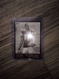 Topps Mayo's Cut Plug Wide Receiver Football Card