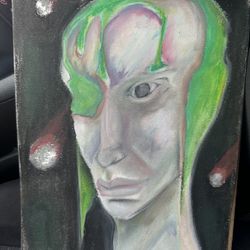 Drawing Art Hand Made Oil