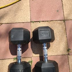 40lb Dumbbell Pair