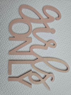 Girls Only Sign