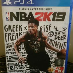 NBA 2K19 game for PS4