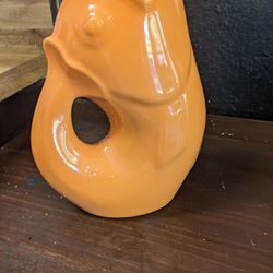 Fish Gurgle Pot. 10" Tall. When You Pour From It, It Makes A Gurgle Sound. Fun! Perfect Shape Never Even Used. 