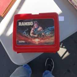 Vintage Rambo Lunchbox