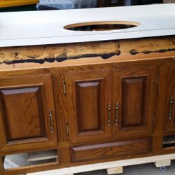 BA sink vanity  walnut