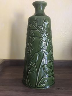 Flower ceramic vase