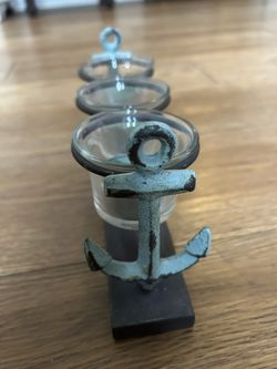 Anchor Designed Votive Candle Holder