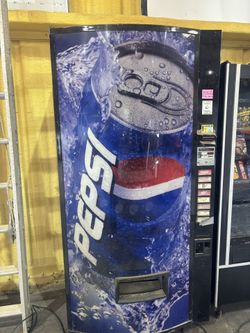 Pepsi machine with keys