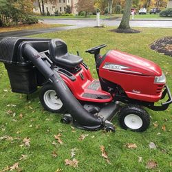 Craftsman FS5500 V-Twin 22HP 54" Cut Riding Lawn Mower w 3 Bagger