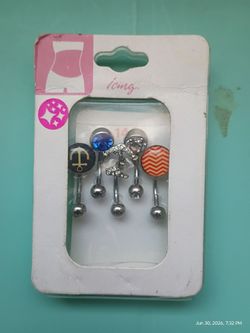 unopened belly button rings $13