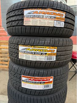 225/40/19 ARROYO ALL SEASON 4 NEW TIRES INSTALLED ✅ INSTALADAS ✅ WE DO ALIGMENT