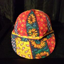 Women's Newsboy Hat In Floral Brocade