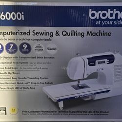 Brother Sewing and Quilting Machine, CS6000i