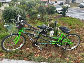 Kent Bicycles 26 In. North Woods 21-Speed Dual Drive Tandem Adult's Bike, Green, Black