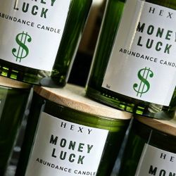 Money Luck Candle  / Suerte De Dinero