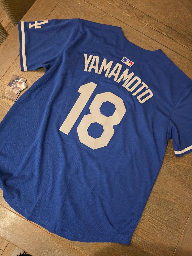 Los Angeles Dodgers Yoshinobu Yamamoto #18 Jersey (Brand New)