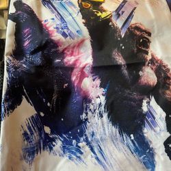 King Kong And Godzilla Backpack 