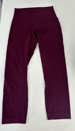Lululemon Burgundy High-Rise Leggings – Women’s Size Small