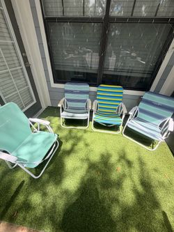 Beach chairs