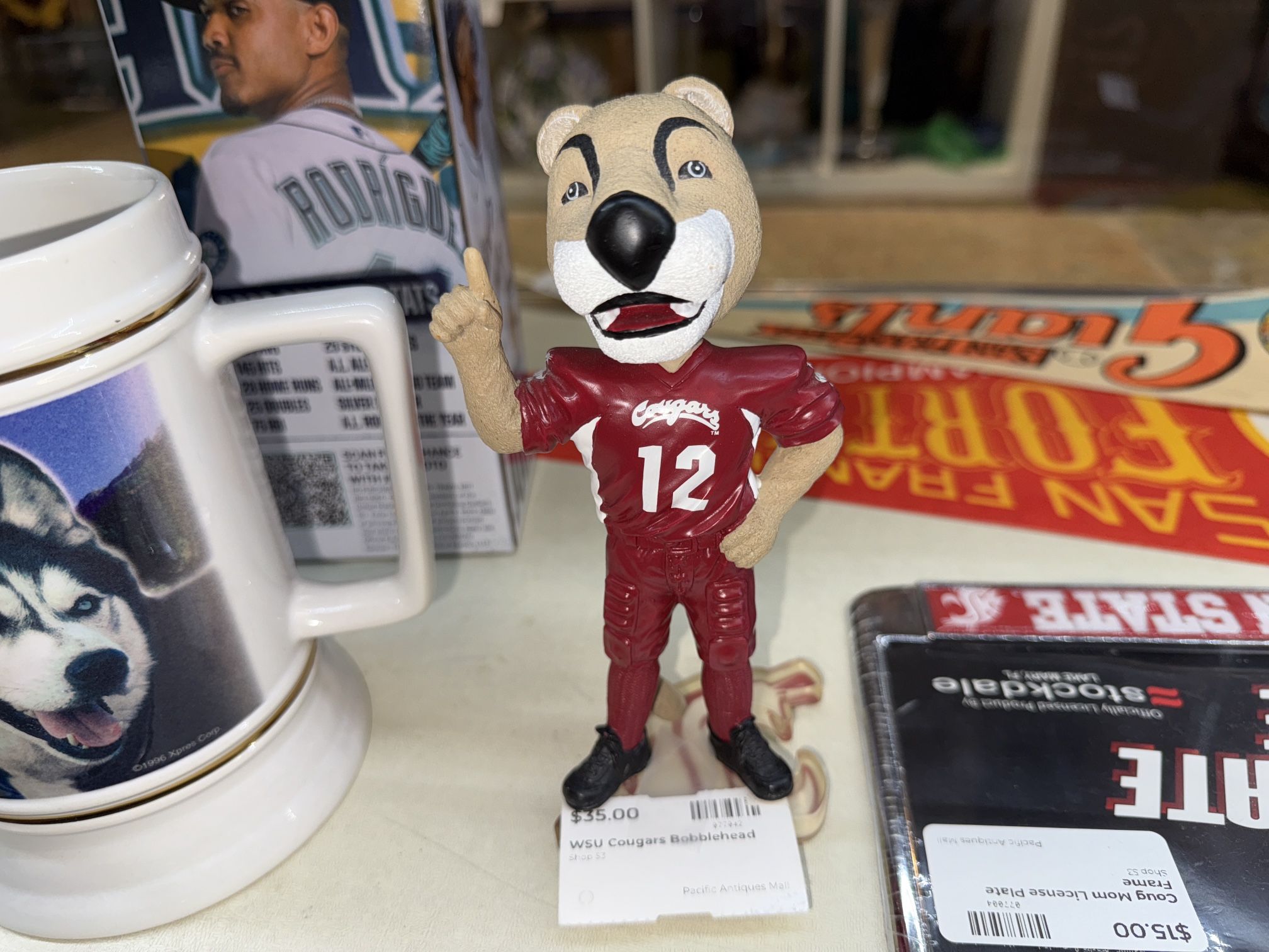 WSU Butch T. Cougar Bobblehead 