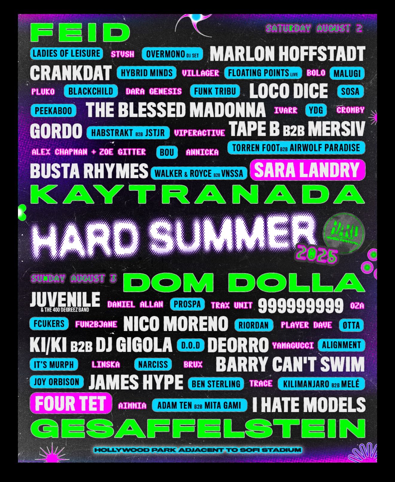 (2) Hard Summer VIP 2 DAY