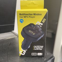 Bluetooth Transmitter Receiver FM Radio MP3 Car USB Port Handsfree Brand New