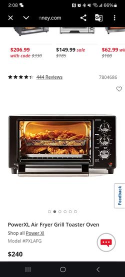 PowerXL Air Fryer Grill $230 (Original After Taxes)
Description:
PowerXL Air Fryer Grill in good condition. Works as it should.
Original price was $23