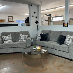 2pc Sofa And Loveseat 