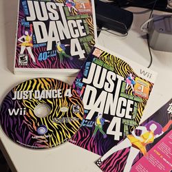 Nintendo wii just dance 4 cib