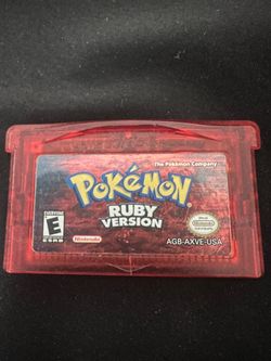 Pokémon Ruby Version GBA – Authentic Nintendo Game Boy Advance