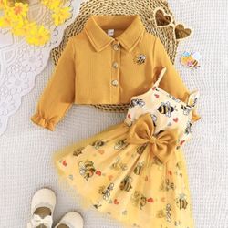 Baby Dress/jacket Set