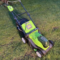 Greenworks 48V Cordless Lawn Mower – Battery & Charger Included