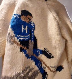 Hockey Sweater - Professionally Knitted