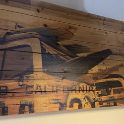 Parvez Taj - Cali Day art on wood