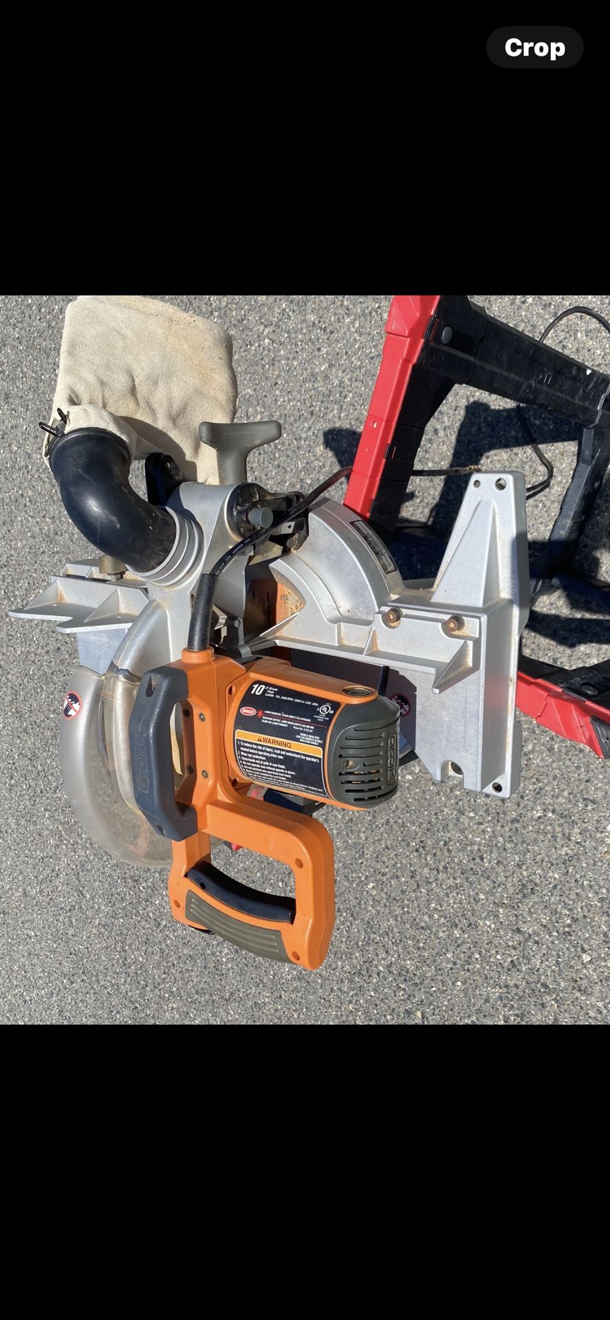 RIDGID 15 Amp 10 in. Corded Dual Bevel Miter Saw w/LED Cut
