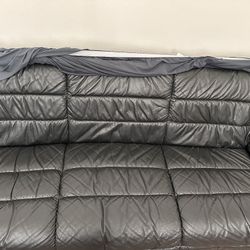 Leather Sofa (futon) 
