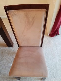 Gorgeous Dark Tan/Wooden Chairs