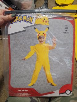 Pokemon pikachu costume 3t-4t
