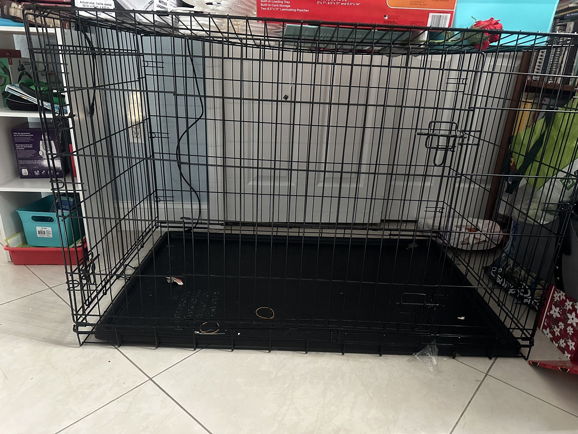 Large Dog Crate (48”) - $30