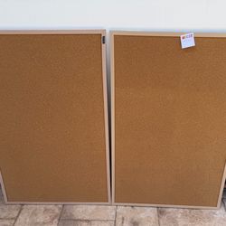 2 framed  Quartet cork boards