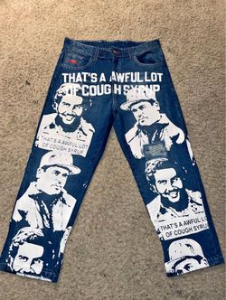 Asaali x Awful Lot Of Cough Syrup Denim Jeans