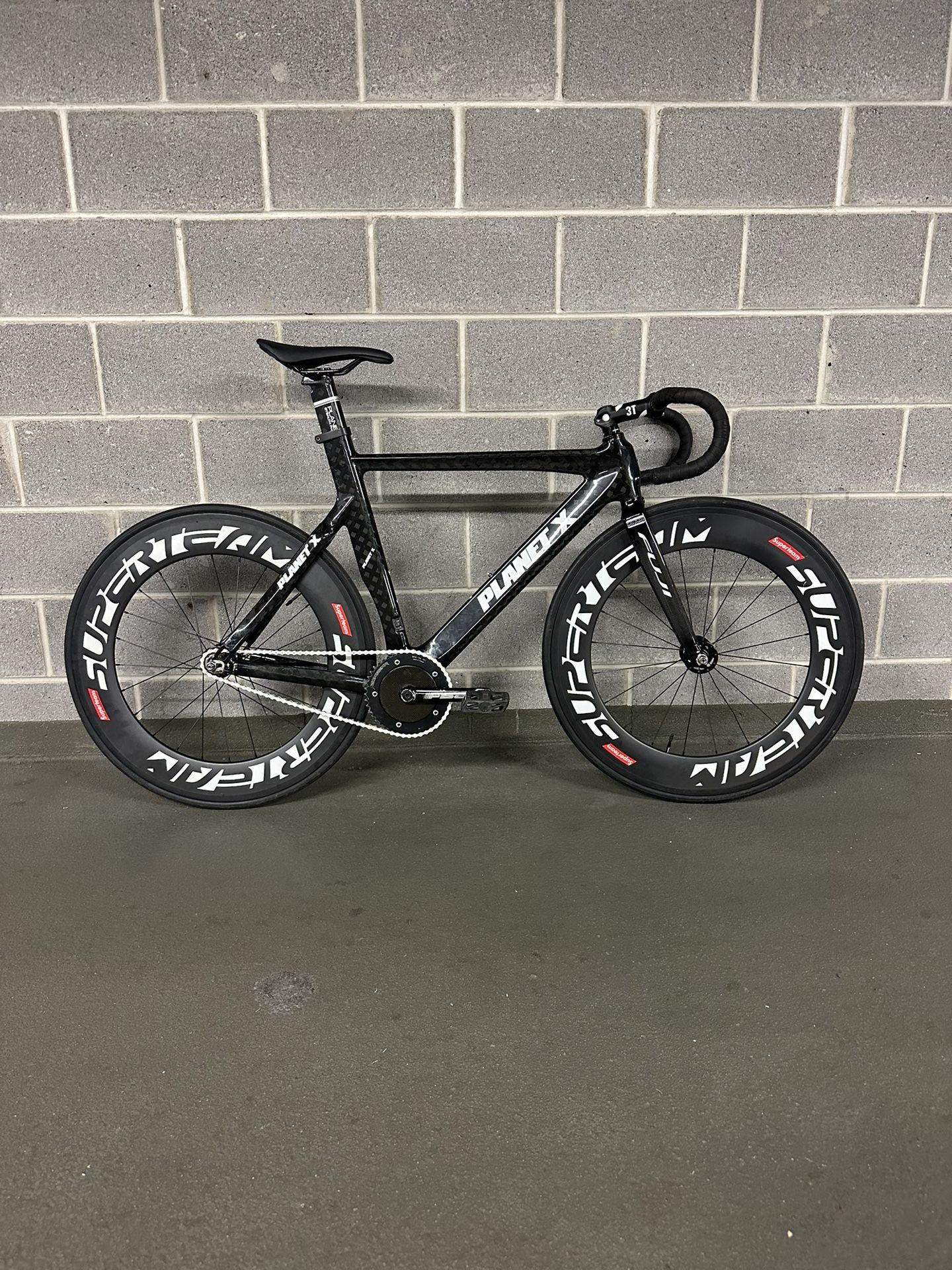 Planet X Pro Carbon Fixed Gear Track Bike 54cm Size M Complete Build
