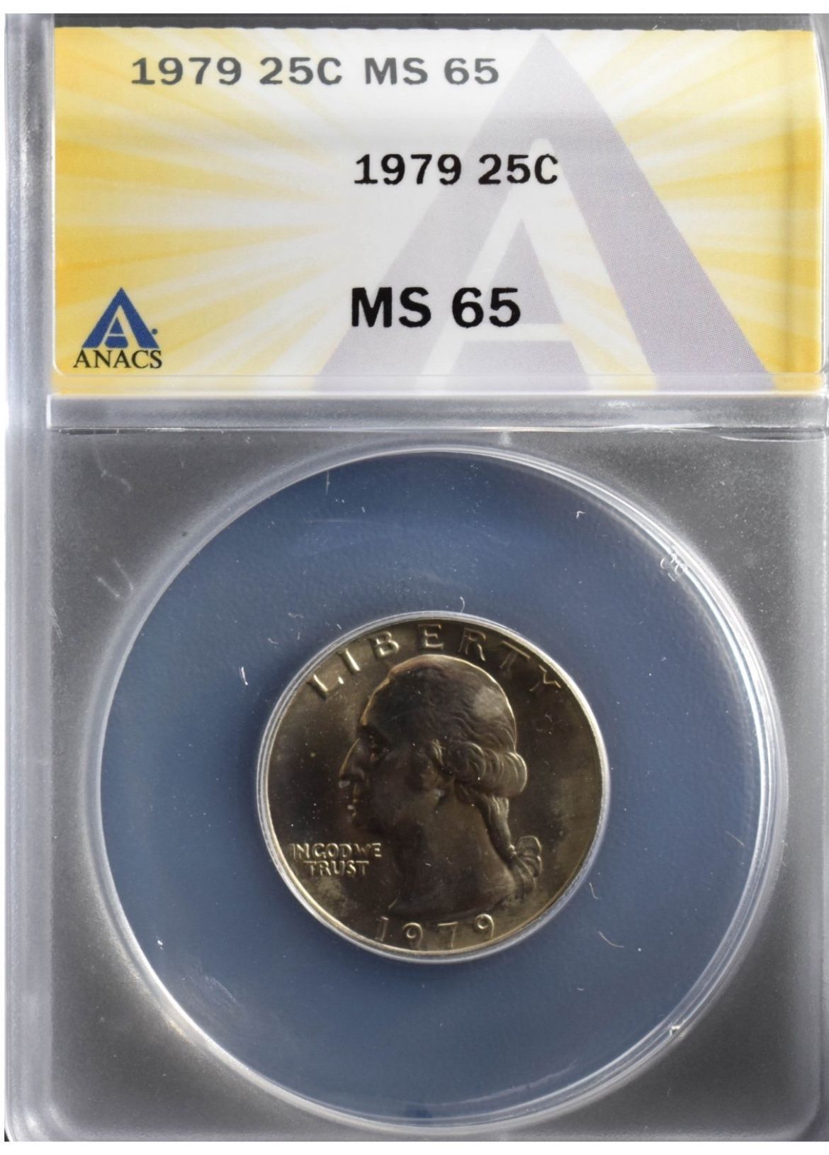 1979 Washington Quarter ANACS MS65