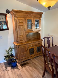 Oak Hutch