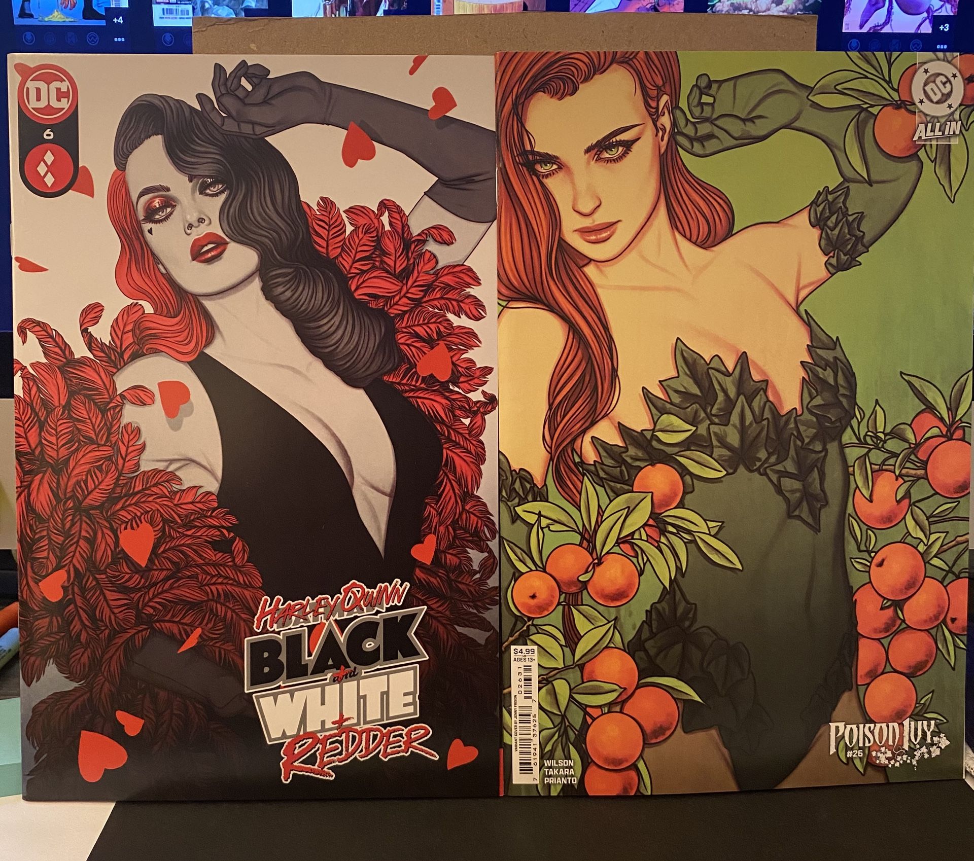 DC Jenny Frison Lot Harley Quinn Poison Ivy